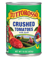 Tuttorosso Tomatoes Crushed Tomatoes with Basil 15 ounce