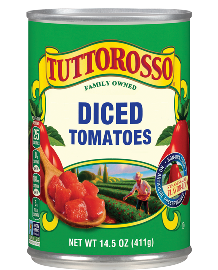 Tuttorosso Diced Tomatoes 14.5 ounce