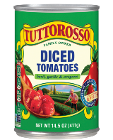 Tuttorosso Diced Tomatoes Basil, Garlic and Oregano