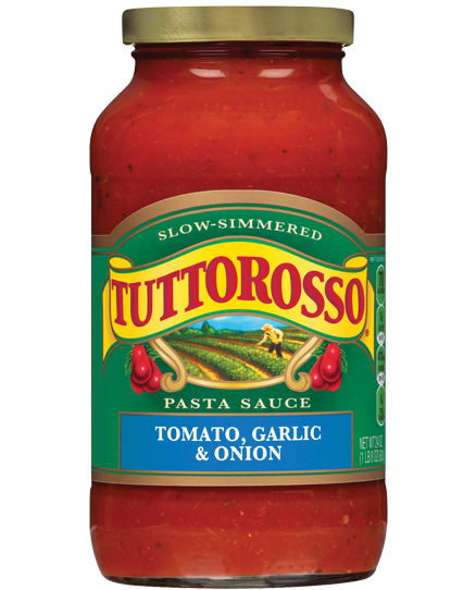 Tuttorosso Tomatoes Pasta Sauce Tomato Garlic and Onion
