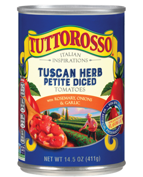 Tuttorosso Tuscan Herb Petite Diced Tomatoes
