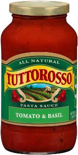 Tuttorosso Tomato & Basil Pasta Sauce